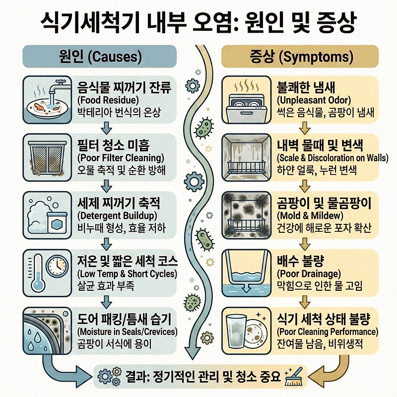 식기세척기 내부 청소 주기와 셀프 관리법 관련 이미지 2
