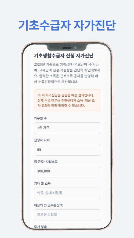 기초생활수급자 혜택 가이드의 주요 내용과 지원 제도를 소개하는 썸네일 이미지